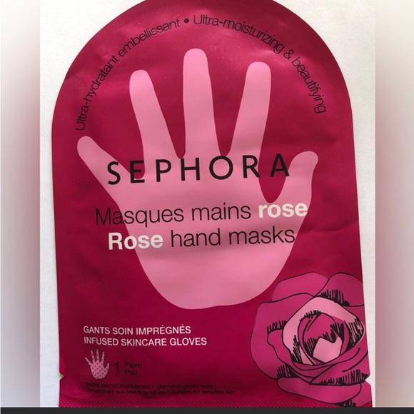 NWT. Sephora ‘Rose’ Hand Mask - Picture 2 of 2